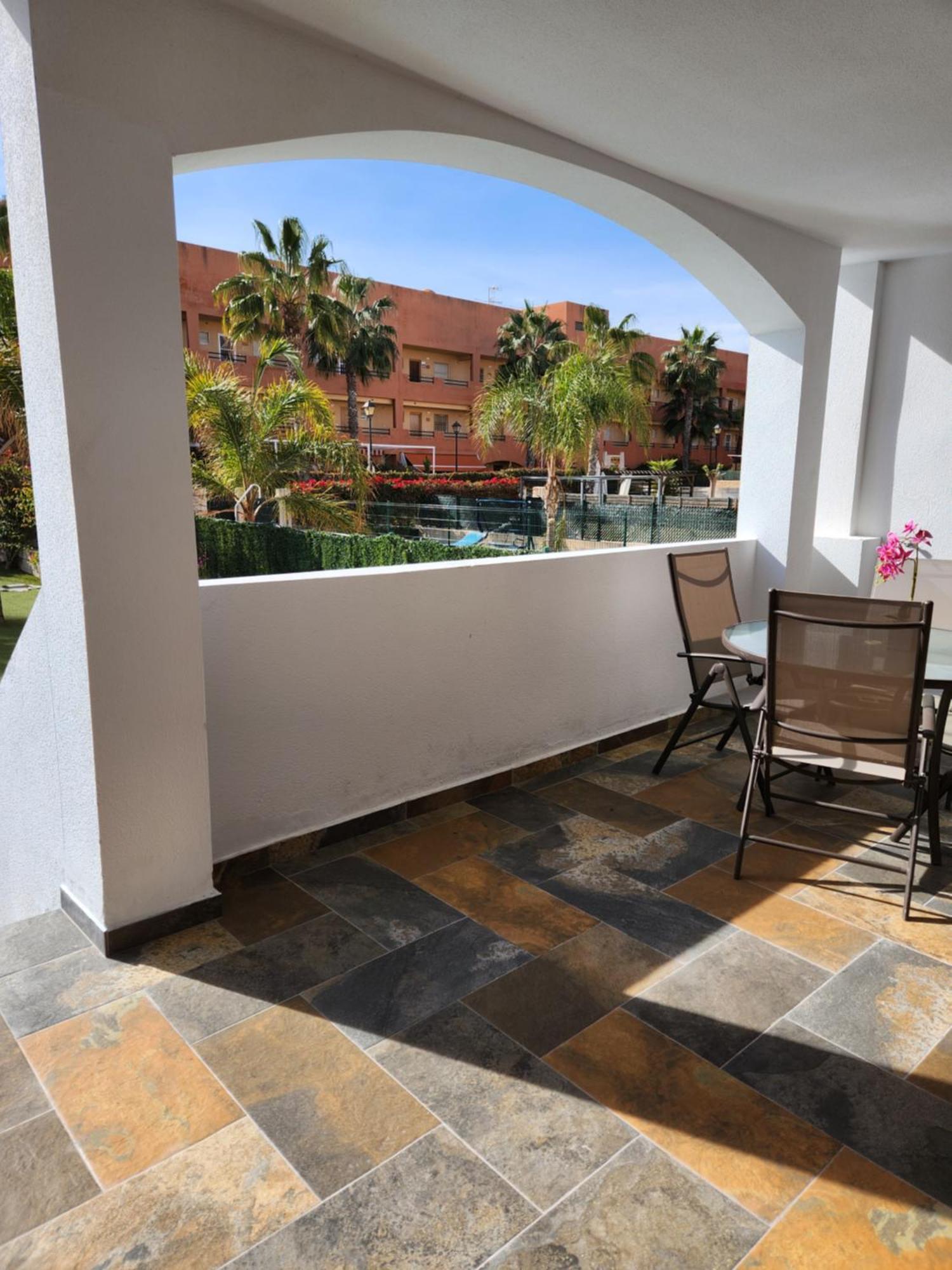 Bajo En Primera Linea De Vera-Playa Con Piscina Privada! Exterior foto